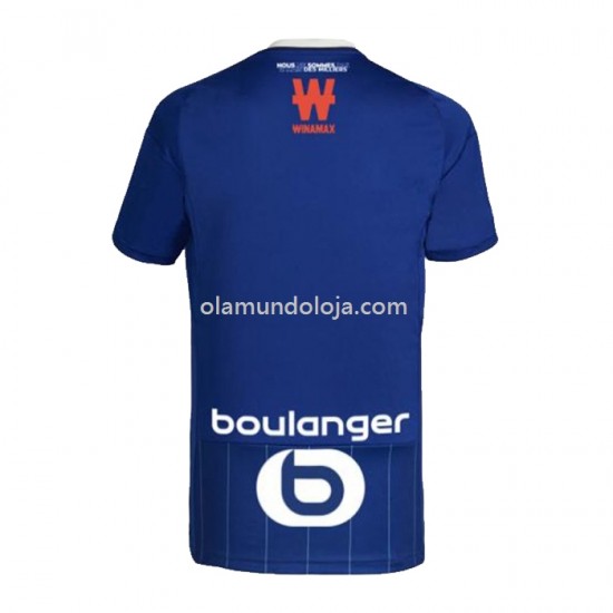 Camisola Strasbourg Equipamento Primeiro 2022-2023 Manga Corta